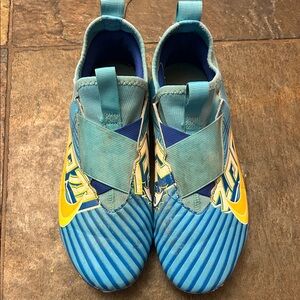 Nike Kids Teal and Yellow Sneakers